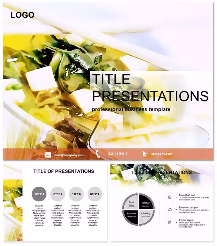 Gourmet Japanese Cuisine Keynote Template