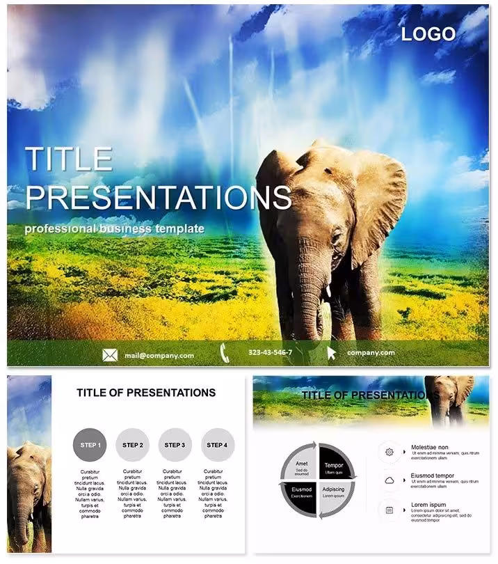 Elephant Reserve Keynote Template Adventure