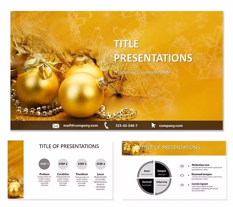 Christmas - Holiday Calendar Keynote Template