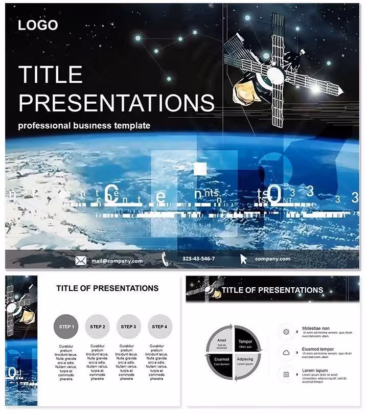 Space and Satellite Keynote Template for Tech Visions