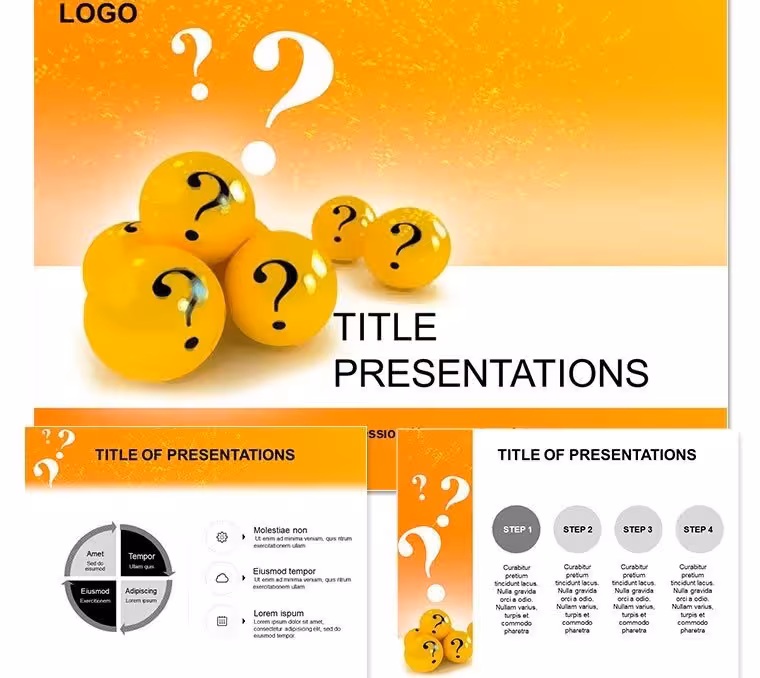 Engaging Questions PowerPoint Template Pack