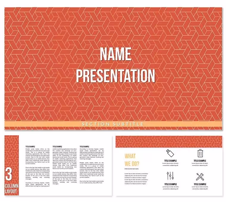 Background Ornament Keynote templates