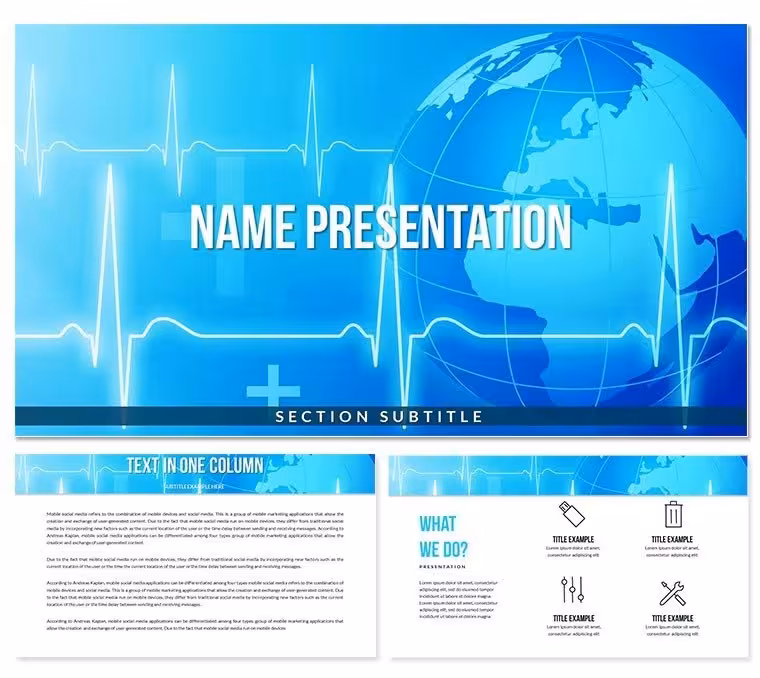World Health Organization Keynote Template: Professional Presentation Design