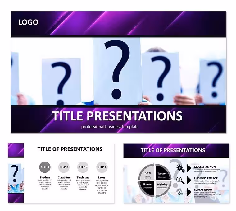 Question Mark Keynote Template: Design Presentation