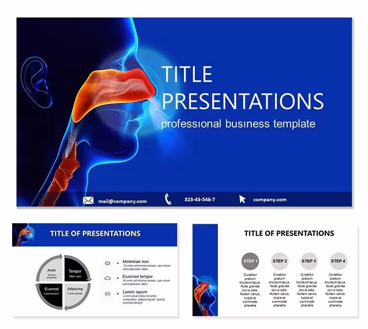 Airway Inflammation PowerPoint Template: Clear the Air in Every Slide