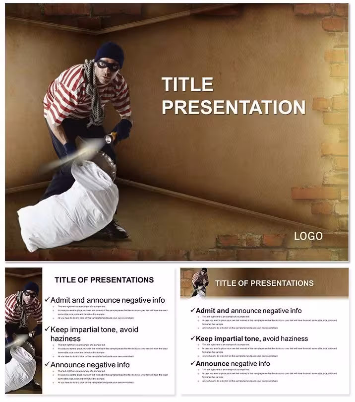 Criminal Burglary Keynote Template: Secure Your Narrative