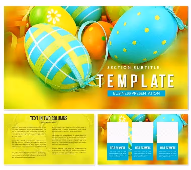 Easter Holidays Keynote Templates