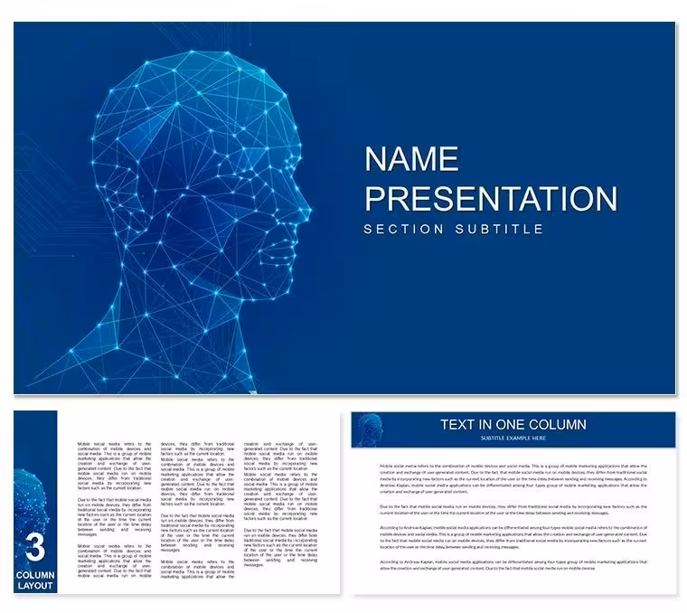 Artificial Intelligence Modern Approach Keynote template