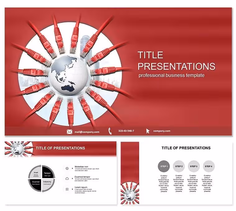 Cable Networks PowerPoint Template