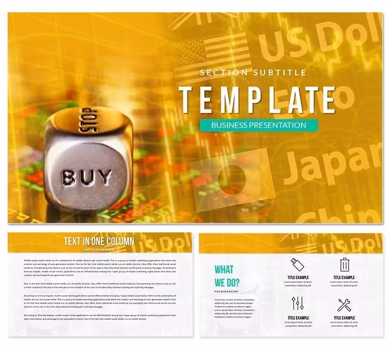 Stock Market Keynote Template - Finance Presentation Slides | Fully Editable | ImagineLayout