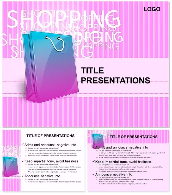 Dynamic Shopping Keynote Template: Shop Your Way to Standout Slides