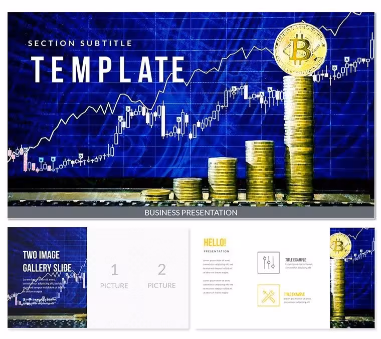 Bitcoin Value Graph Keynote template