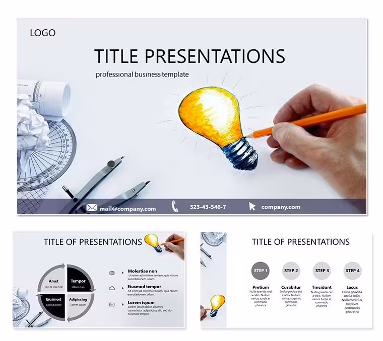 Inventive Ideas PowerPoint Template - Download Presentation