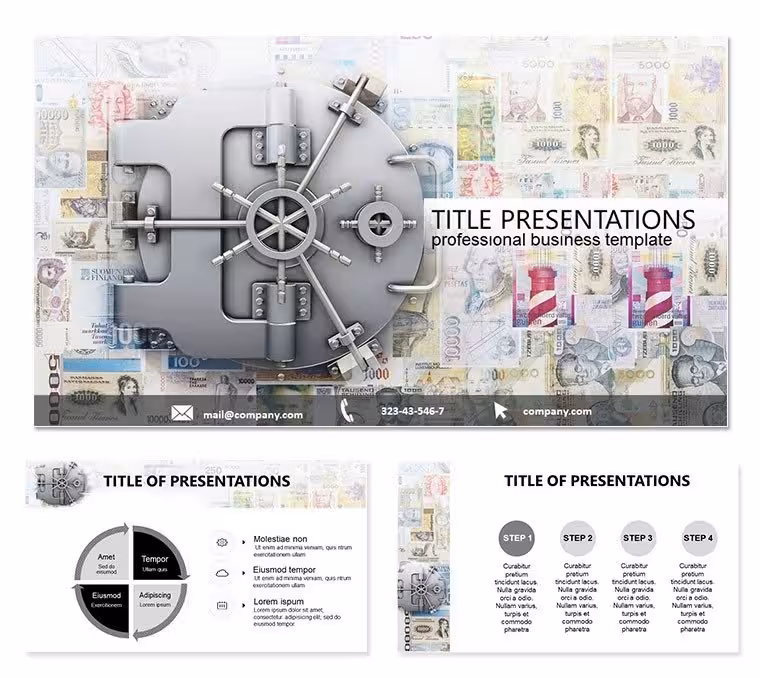 Bank Vault PowerPoint Template