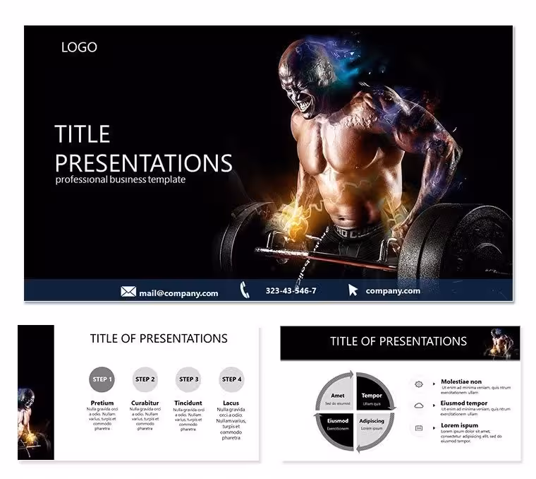 Bodybuilding Keynote Template Presentation