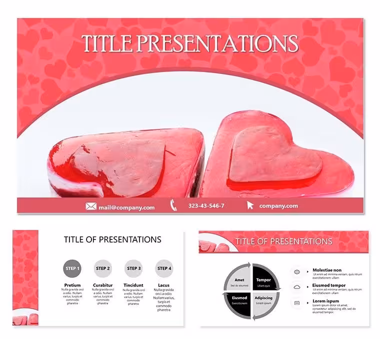 Sweets Love Keynote templates