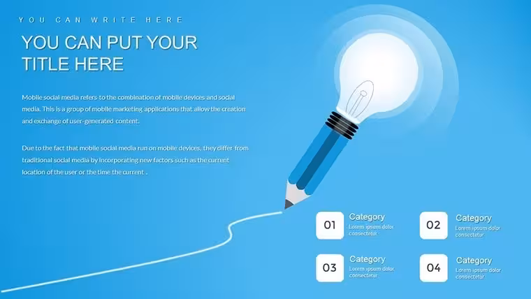 Business Idea Keynote Charts Template - Editable Keynote | ImagineLayout
