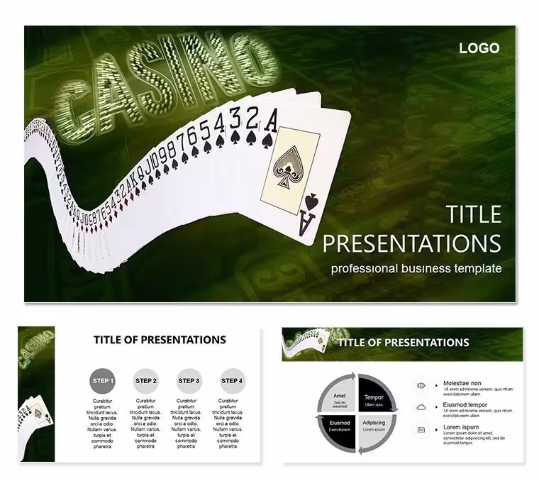 Casino Card Game Keynote Template: Roll the Dice on Riveting Reveals