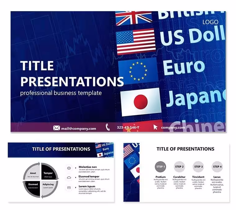 World Currencies PowerPoint: Global Finance Visuals