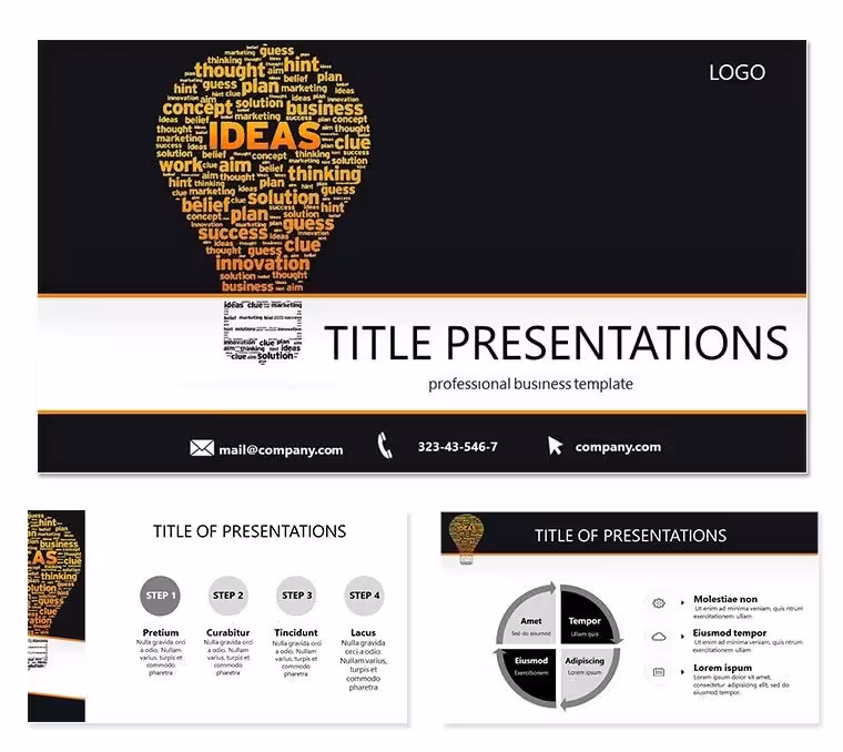 Marketing Ideas Keynote Template: Visualize Strategies That Sell