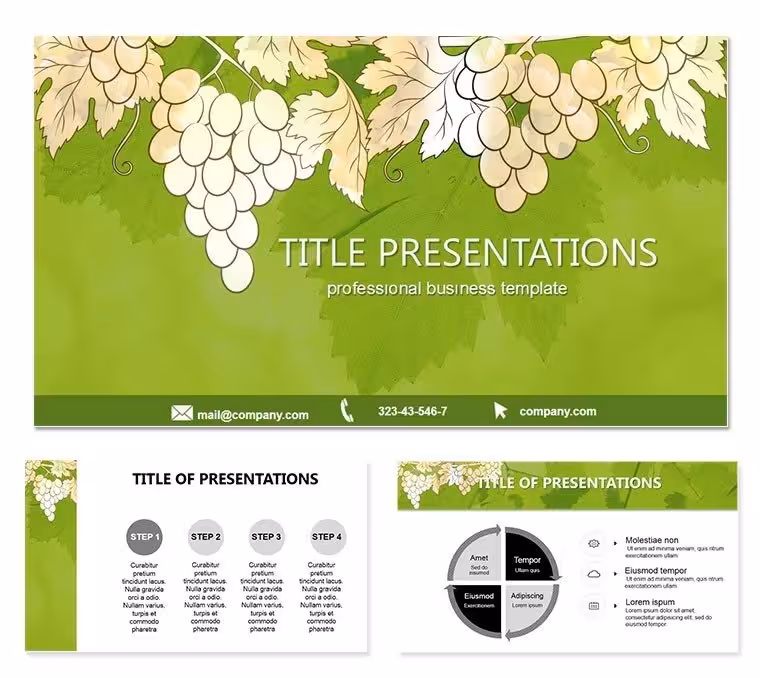Engaging Grapes Biology Keynote Template