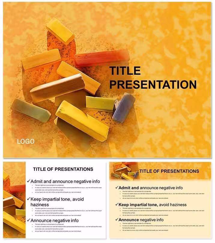 Chalk Drawing Keynote Template Creative