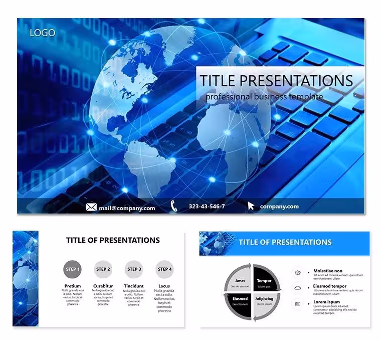 Internet Service Providers Keynote Presentation Template - Editable Download