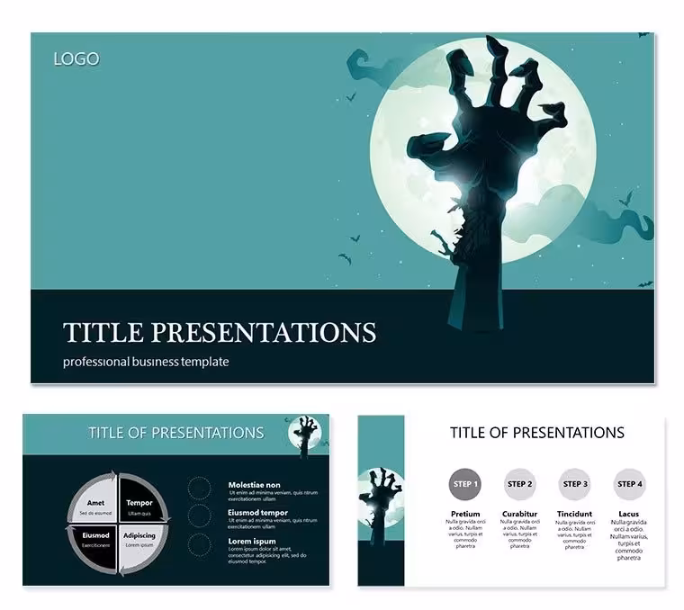 Dead Man hand PowerPoint templates