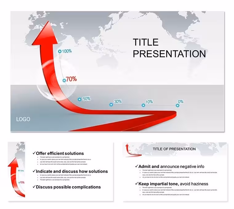 Growth Chart Keynote Template: Chart Your Success Story