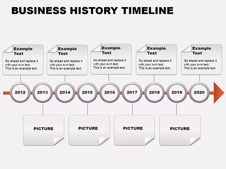 Business Timeline Keynote Template - Fully Editable | ImagineLayout