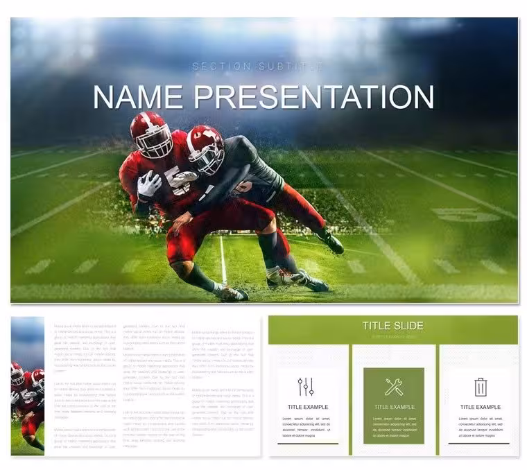 Dynamic American Football Keynote Template