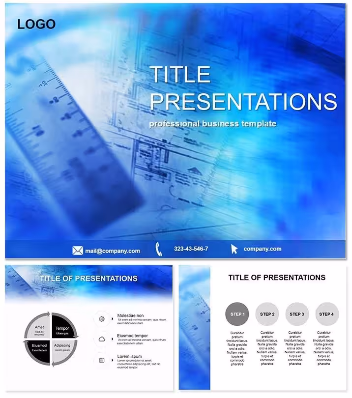Geometrical Drawing PowerPoint Template