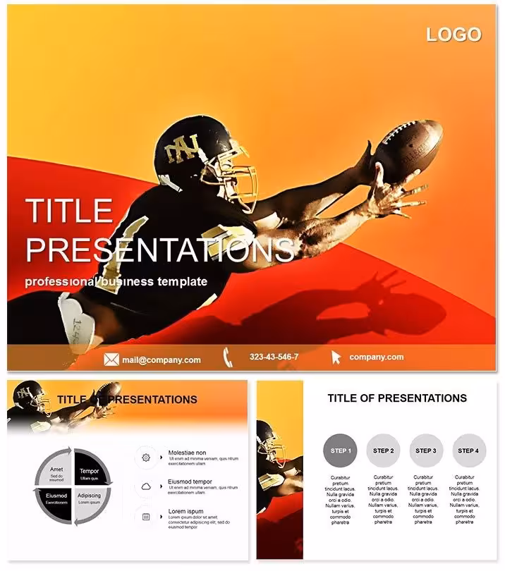Professional American Football PowerPoint Template