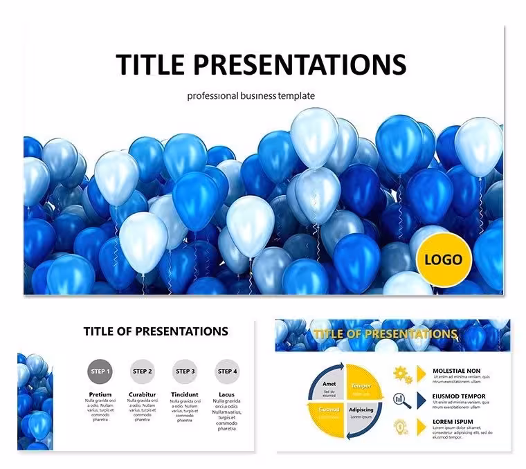 Balloon for Celebration Keynote Template