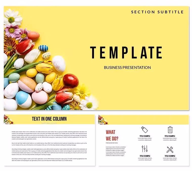 Easter Eggs Traditions Keynote Template - Download Free Presentation