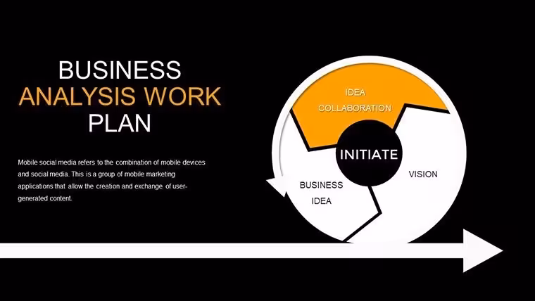 Cycle Pie Keynote Charts - Fully Editable | ImagineLayout