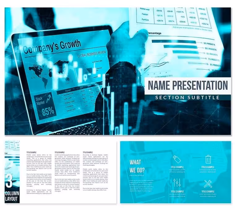 Business Times Keynote Templates: Themes for Presentation
