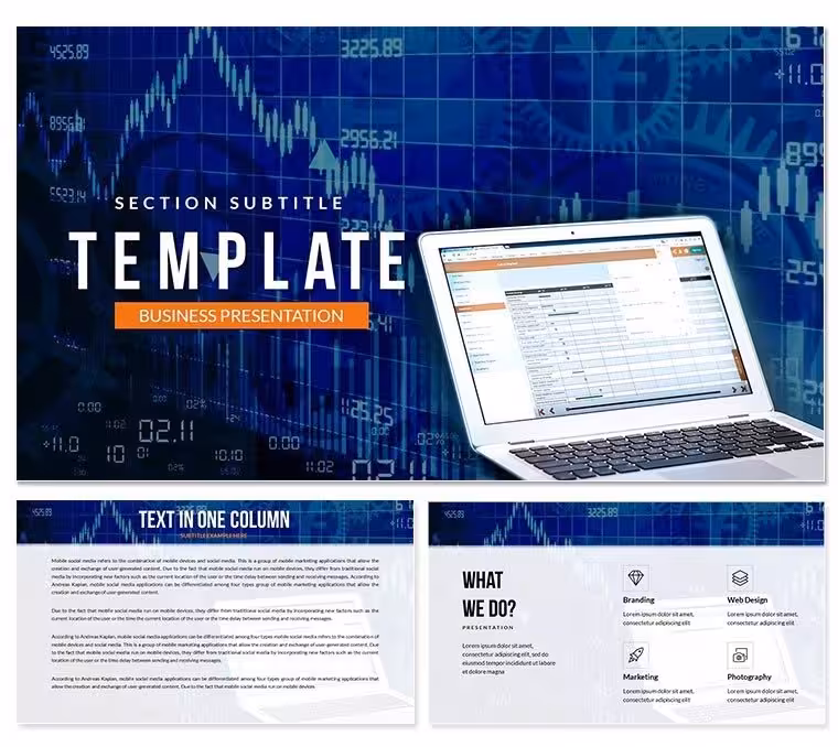 Software Financial Analysis Keynote Template: Decode Dollars with Design
