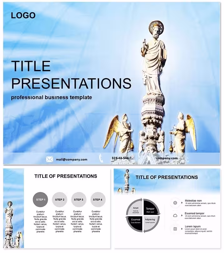 Holy Apostle Religious Keynote Template - Editable Keynote | ImagineLayout