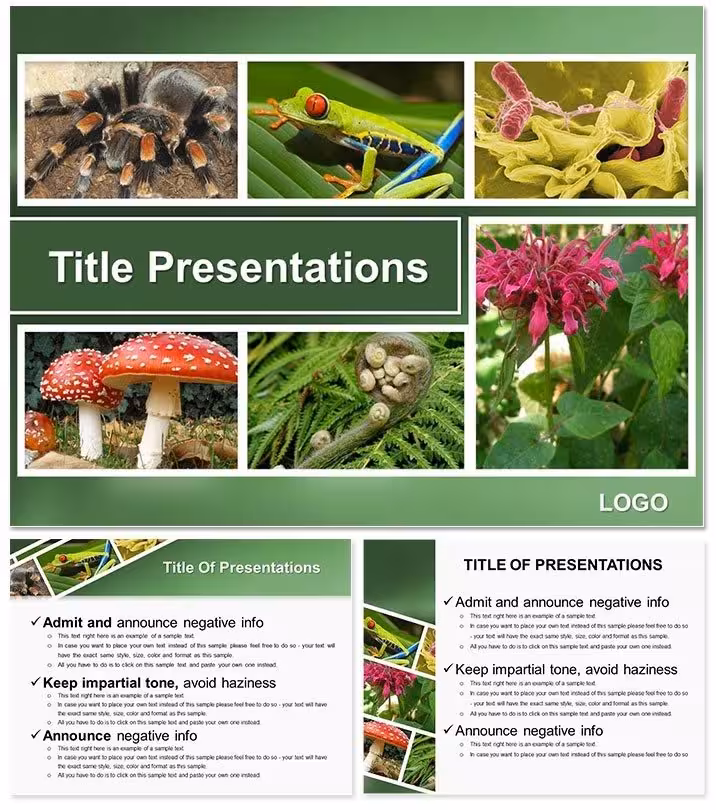 Botany PowerPoint Template: Cultivating Nature`s Narratives