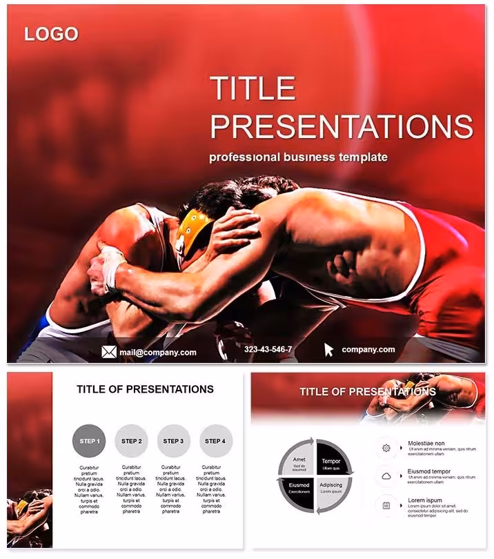Judo Sport Keynote Template: Philosophy & Power