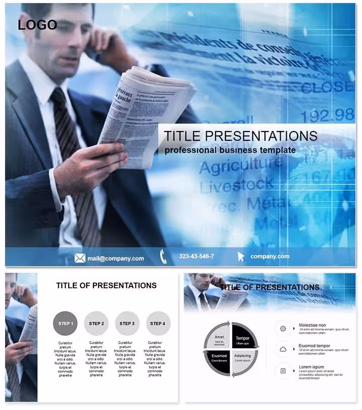 Engaging Daily News Keynote Template