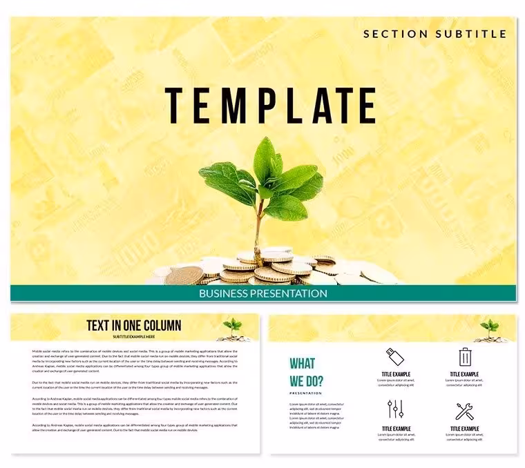 Ways To Make Money Keynote templates
