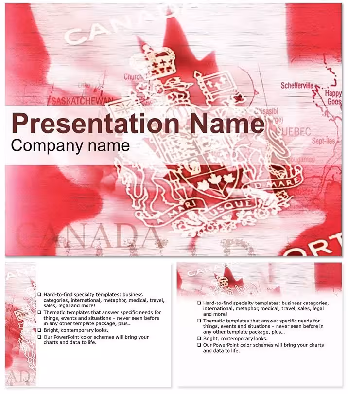 Flag of Canada and Coat Keynote Themes