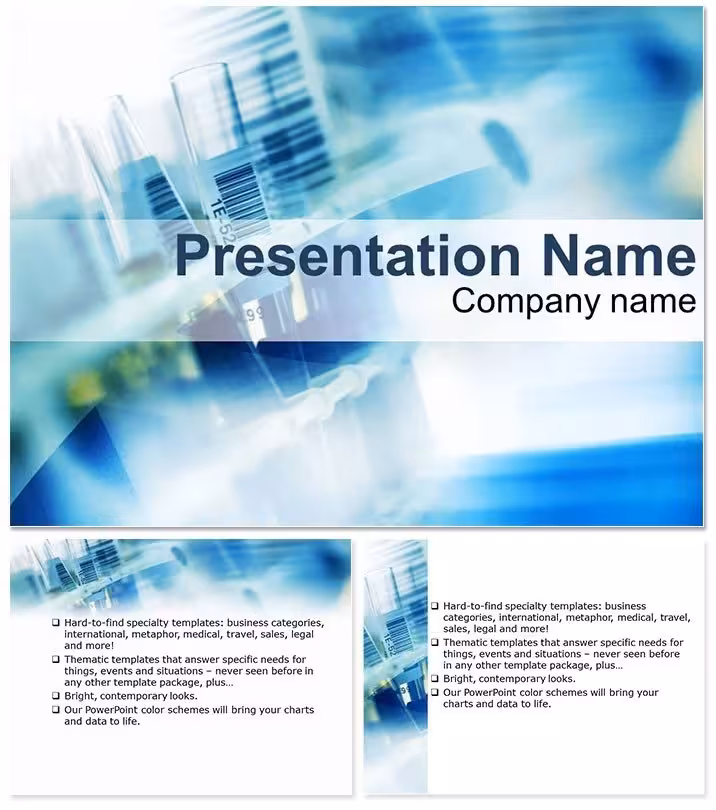 Study of Medical Chemistry PowerPoint Template: Ignite Scientific Discovery