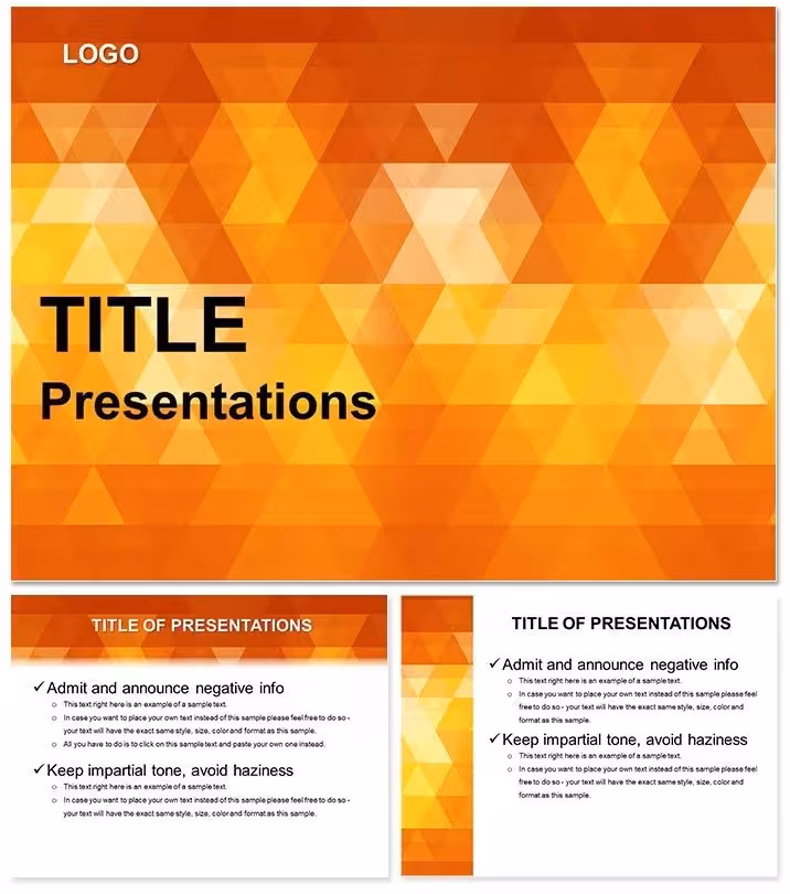 Rhombus PowerPoint Template