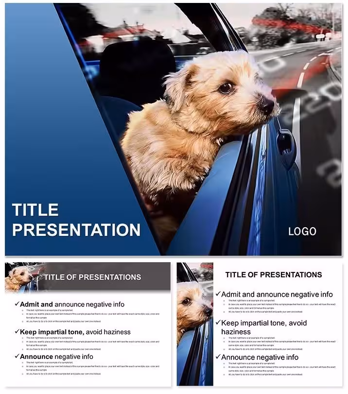 Animal Transport PowerPoint Template: Compassionate Journeys