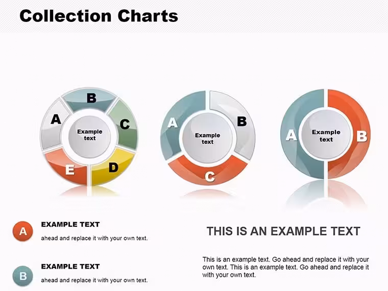 Collection Pie Chart Templates for Keynote Professionals