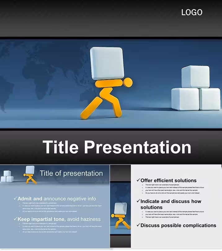 Workflow Business Processes PowerPoint Template