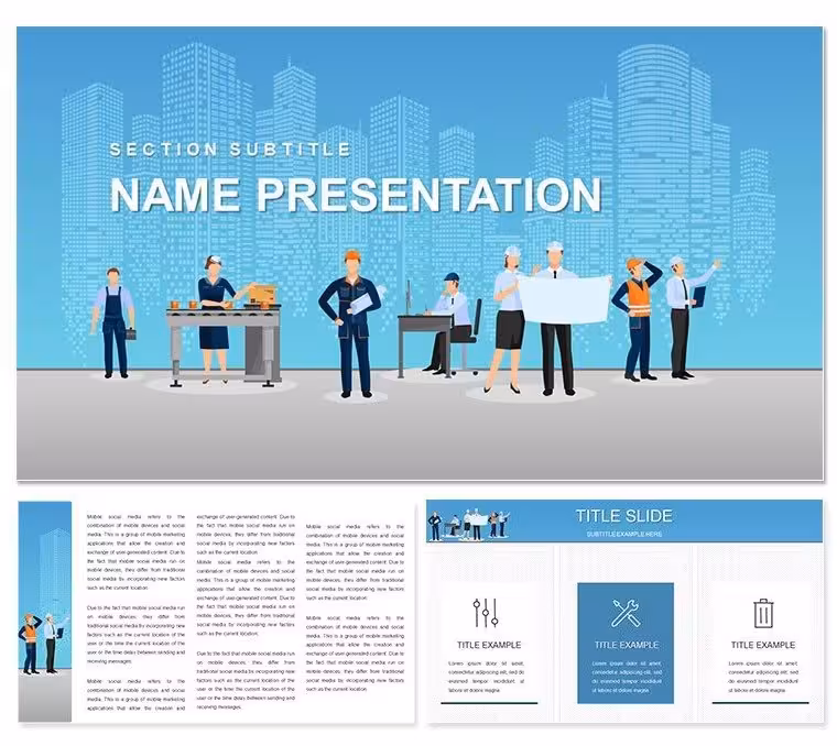 Industrial Revolution Keynote Templates